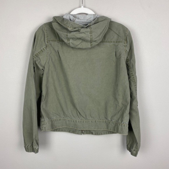 Gap Full Zip Hooded Utility Jacket - Size Medium - Picture 3 of 5